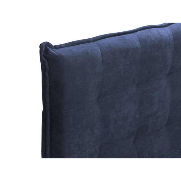 Temno modra postelja Mazzini Beds Echaveria, 200 x 200 cm-image-4