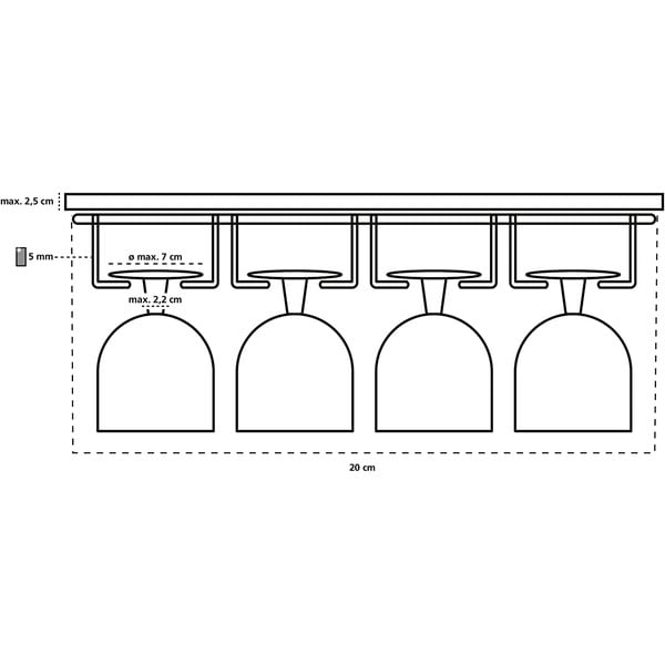 Obešalnik za kozarce Wenko-image-3