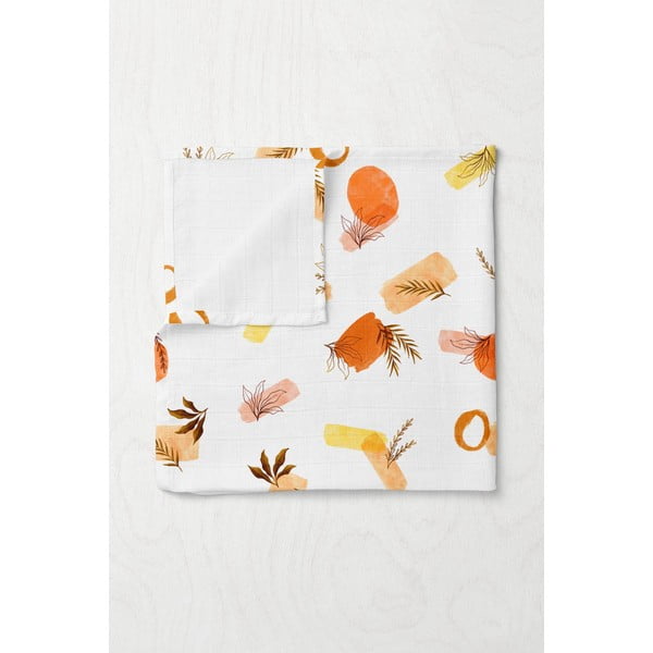 Bela otroška odeja iz muslina 75x100 cm Rhapsody – Mijolnir-image-1