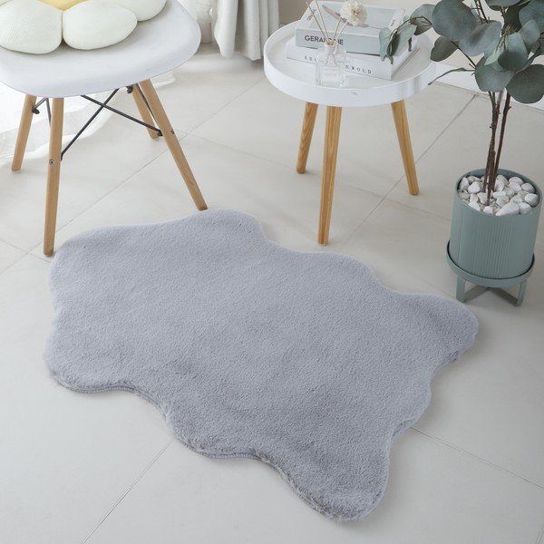 Svetlo sivo sintetično krzno 60x90 cm Caty – Ayyildiz Carpets-image-1