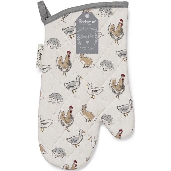 Bombažna kuhinjska rokavica Cooksmart ® Country Animals-image-1