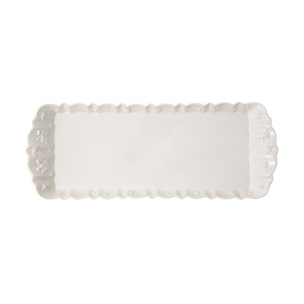 Bel porcelanast pladenj Toy´s Delight Villeroy&Boch, dolžina 40 cm-image-3