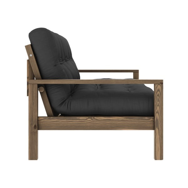 Temno siva raztegljiva sedežna garnitura 205 cm Knob – Karup Design-image-4