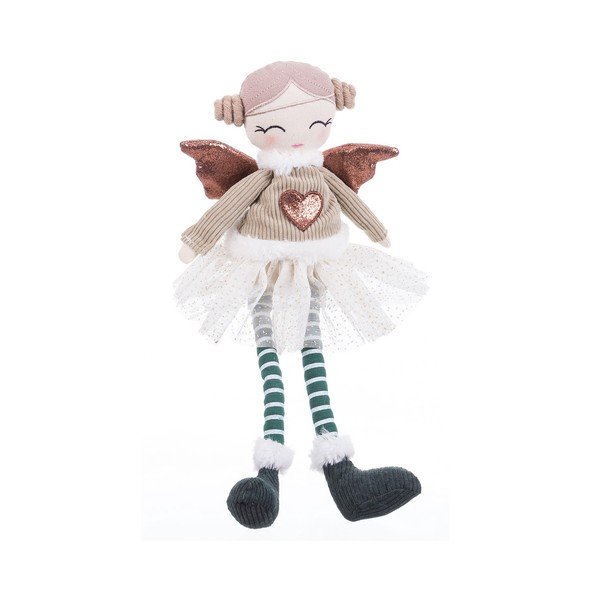 Tekstilna božična figurica (višina 42 cm) Angel Girl – Casa Selección