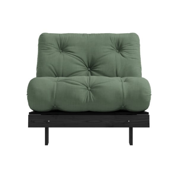 Zelen fotelj Roots Black Night – Karup Design-image-3