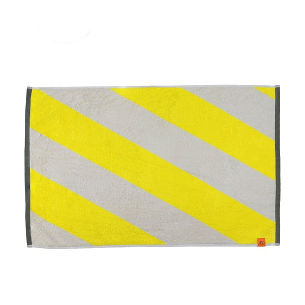 Rumena kopalniška preproga iz organskega bombaža 50x80 cm Diagonal – Mette Ditmer Denmark