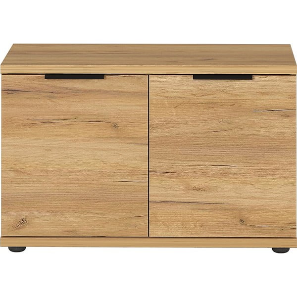 Omara za čevlje v hrastovem dekorju s klopjo Fremont - Germania-image-1