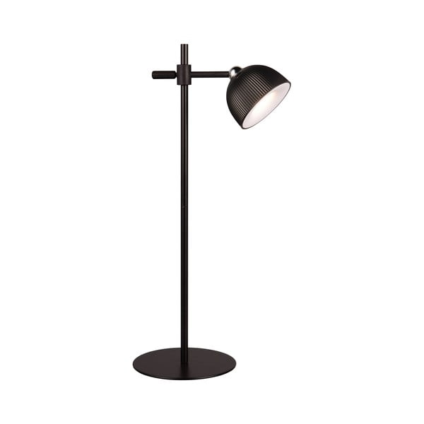 Črna LED zatemnitvena namizna svetilka (višina 41 cm) Maxima – Trio