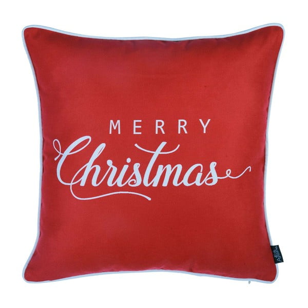 Rdeča prevleka za blazino z božičnim motivom Mike & Co. NEW YORK Honey Merry Christmas, 45 x 45 cm