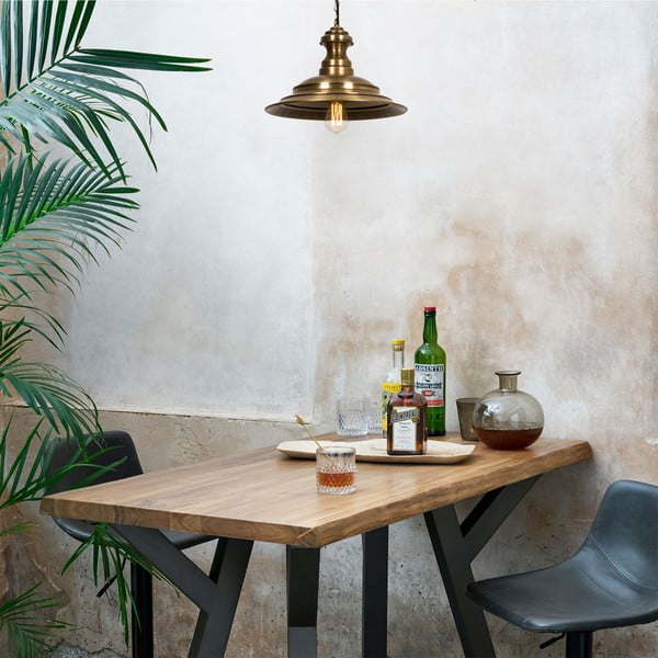 Viseča svetilka v bronasti barvi s kovinskim senčilom ø 39 cm Obyla – Opviq lights-image-1