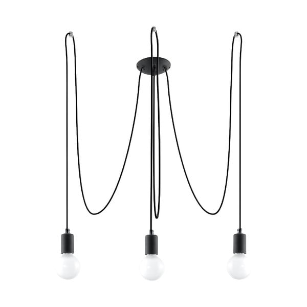 Črna viseča svetilka 300x300 cm Spider - Nice Lamps