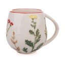 Bela porcelanasta skodelica 240 ml Flower Garden – Dakls
