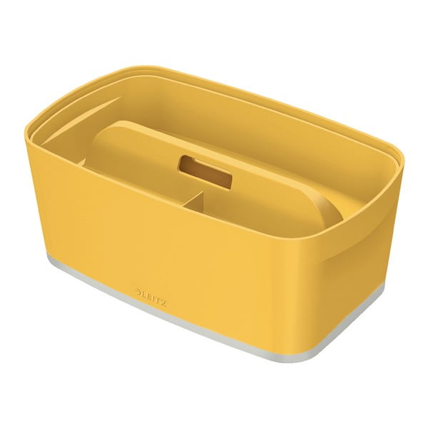 Rumena škatla za shranjevanje s pokrovom Leitz Cosy, prostornina 5 l-image-4