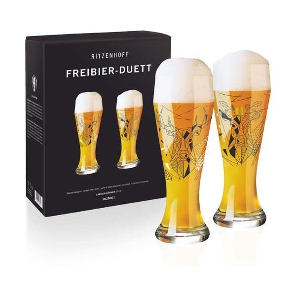Komplet 2 kozarcev za pivo Ritzenhoff Weizen, 645 ml-image-1