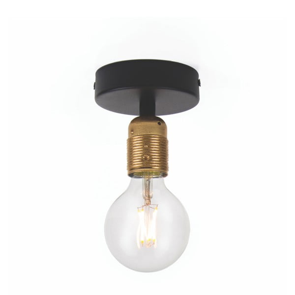 Stropna svetilka z zlato vtičnico Sotto Luce Bi Elementary, ⌀ 33 cm