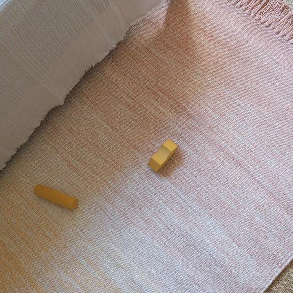 Oranžno-rožnata pralna preproga 100x150 cm Kirthy - Nattiot-image-3