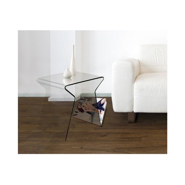 Steklena mizica za kavo/stolp za revije Evergreen House Ra-image-3