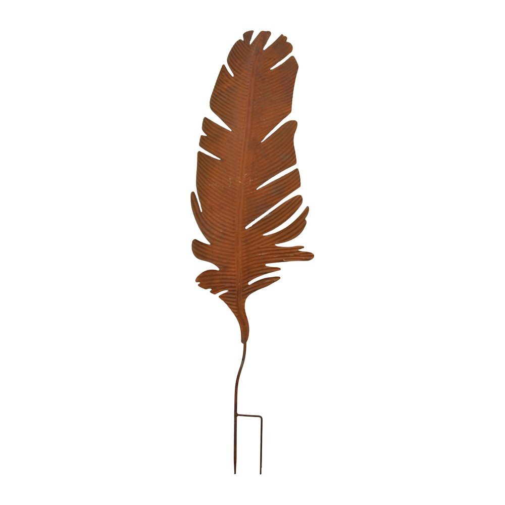 Kovinska dekoracija za v zemljo Feather