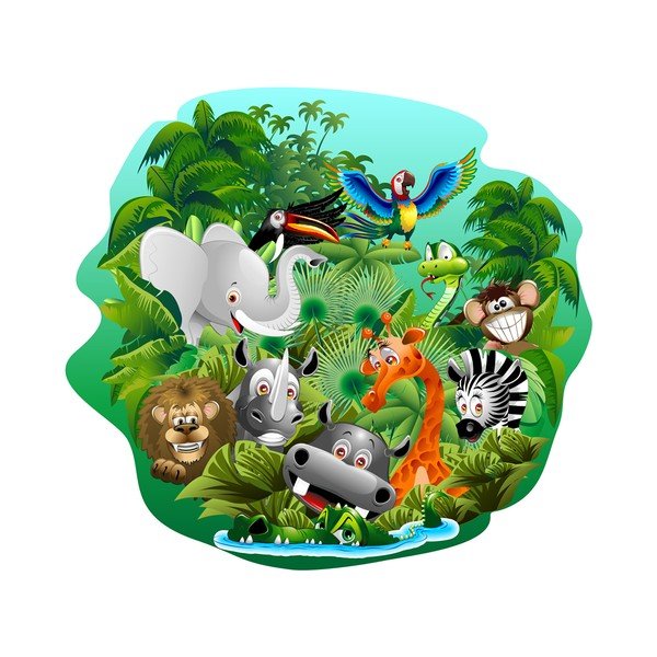 Stenska nalepka Ambiance Animals-image-2