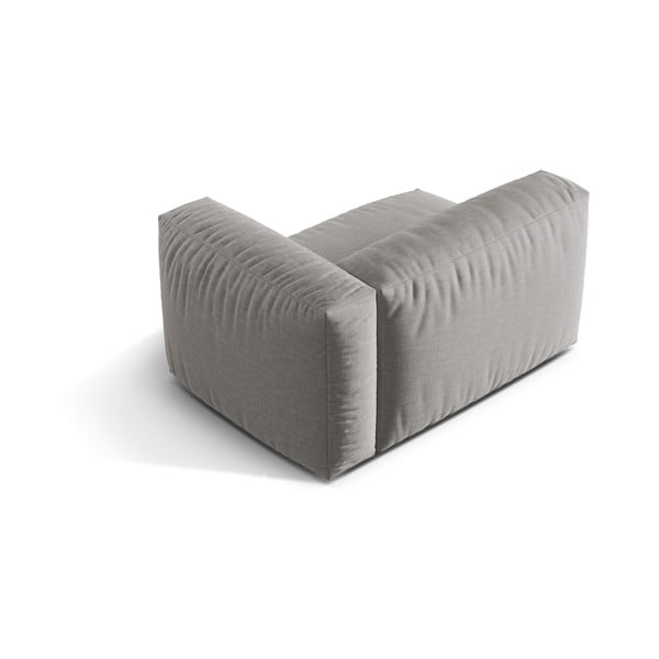 Svetlo siv modul za sedežno garnituro (desni kot) Martina – Micadoni Home-image-2