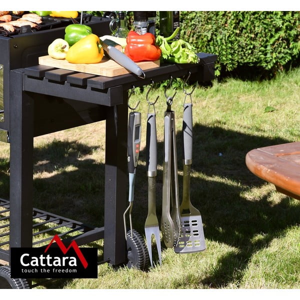 Jeklen nož za žar Cattara Shark-image-4