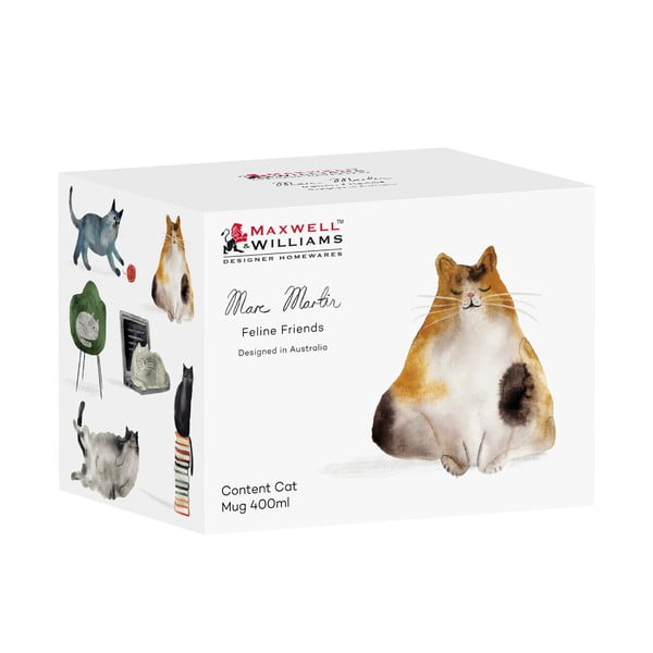 Bela porcelanasta skodelica 400 ml Best Feline Friends – Maxwell & Williams-image-2