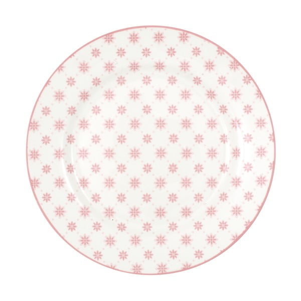 Roza porcelanast desertni krožnik Green Gate Laurie, ø 20,5 cm