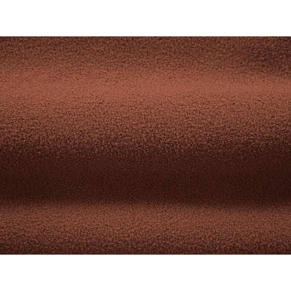 Opečnato oranžen fotelj iz tkanine bouclé Chuck – Micadoni Home-image-4