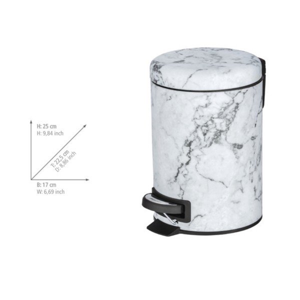 Koš za smeti s pedalom Wenko Onyx, 3 l-image-3