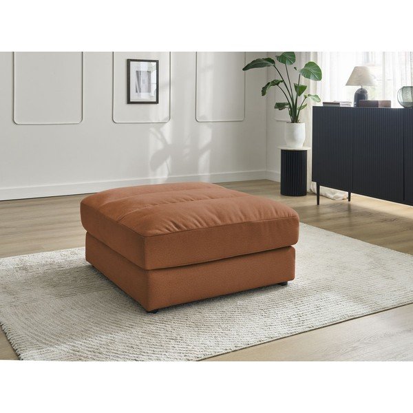 Oranžen žameten tabure Sierra – Bobochic Paris-image-1