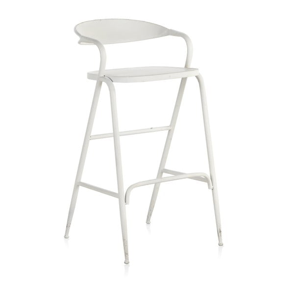 Bel kovinski stolček Geese Industrial Style