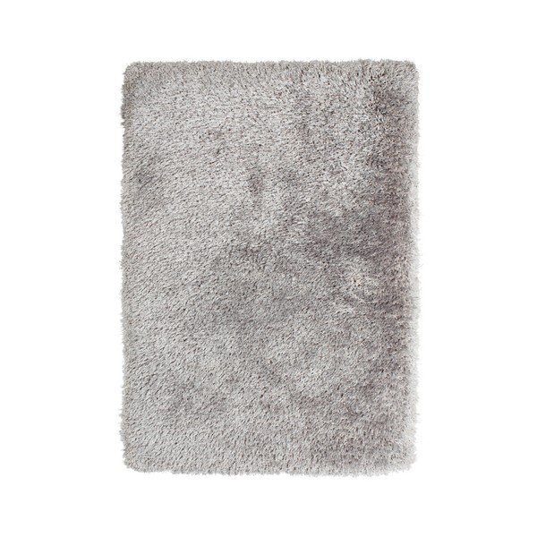 Siva ročno izdelana preproga Think Rugs Montana Puro Silver, 80 x 150 cm