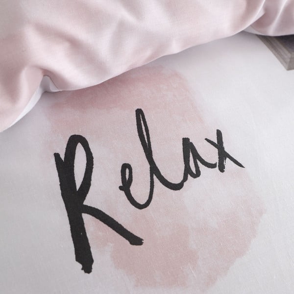 Bela/rožnata posteljnina za zakonsko posteljo 200x200 cm Sleep Dreams – Catherine Lansfield-image-4