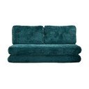 Zelenomodra raztegljiva sedežna garnitura iz tkanine bouclé 150 cm Faster – Mauro Ferretti