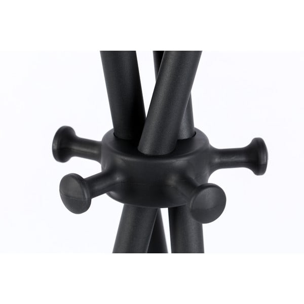 Črn jeklen obešalnik Darwin – White Label-image-3