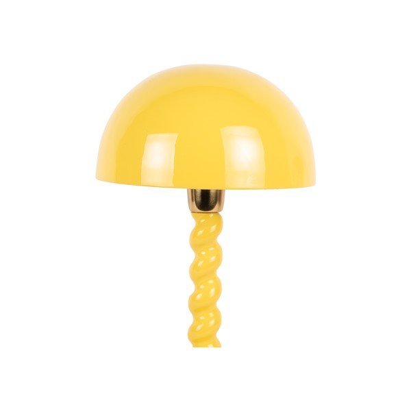 Rumena namizna svetilka s kovinskim senčilom (višina 39 cm) Prisa – Leitmotiv-image-2