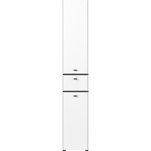 Bela visoka kopalniška omarica 34x189 cm Modesto – Germania