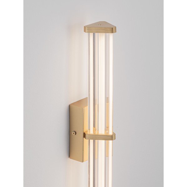 Kovinska LED zatemnitvena stenska svetilka v mat zlati barvi Pheme – Nova Luce-image-3
