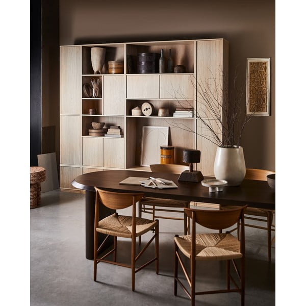 TV komplet v hrastovem dekorju v naravni barvi 304x243 cm Modulair – vtwonen-image-4