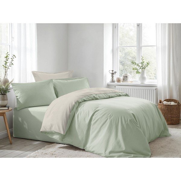 Svetlo zelena enojna posteljnina 200x140 cm – Mijolnir
