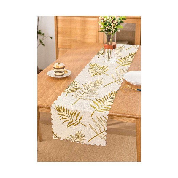 Namizni tekač 45x140 cm Leaves – Minimalist Cushion Covers-image-2