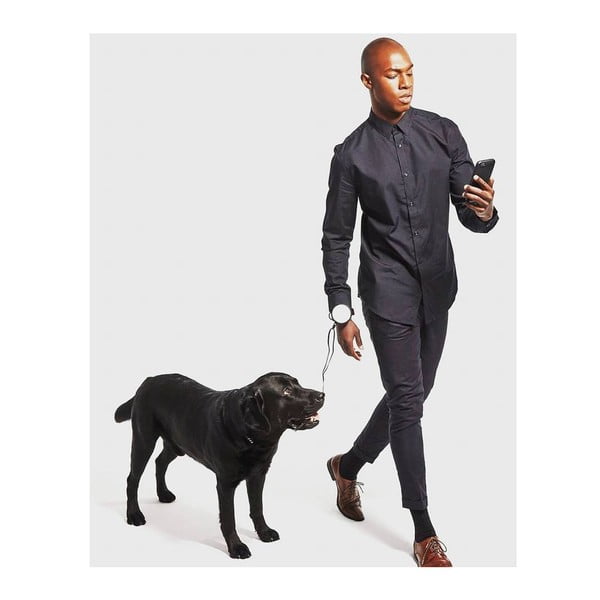 Črn povodec velikosti M 3 – Lishinu-image-3