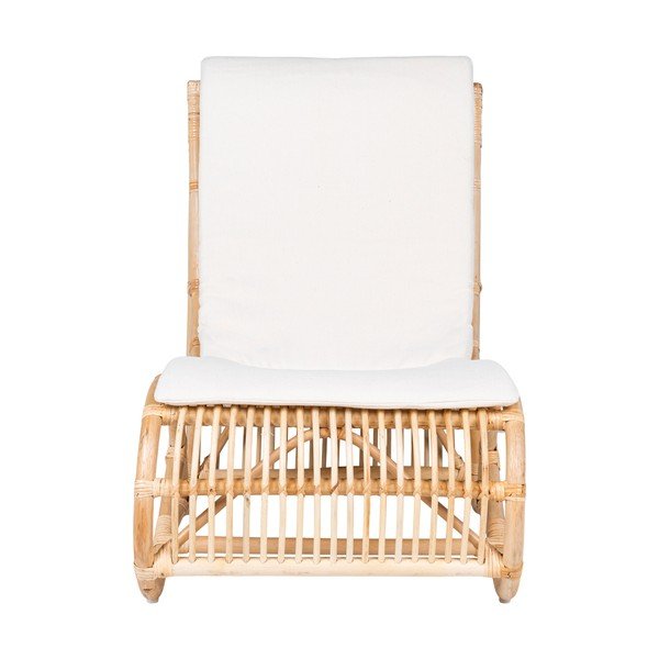 Fotelj iz belega ratana House Nordic Valencia-image-1