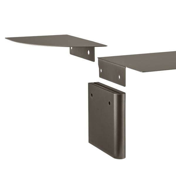 Siva jeklena polica 80 cm Oru – Blomus-image-4