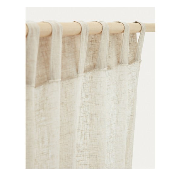 Bež zavesa 140x260 cm Mahina – Kave Home-image-2