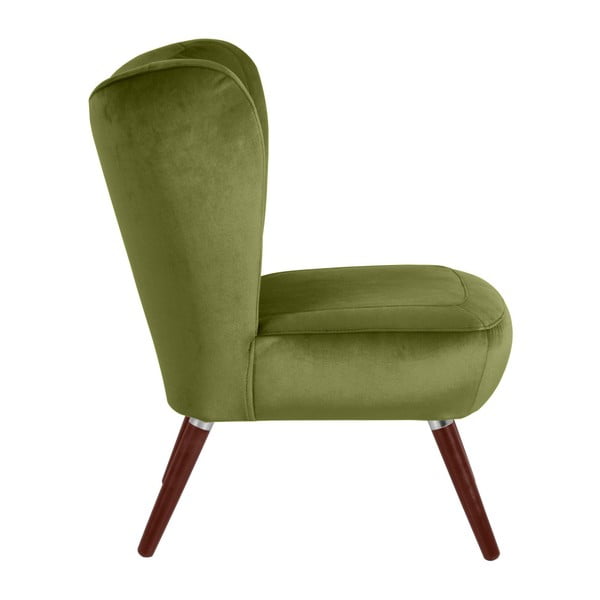 Zelen fotelj Max Winzer Sari Velvet-image-2