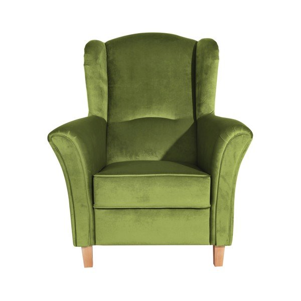 Zelen fotelj Max Winzer Agnetha Suede-image-2