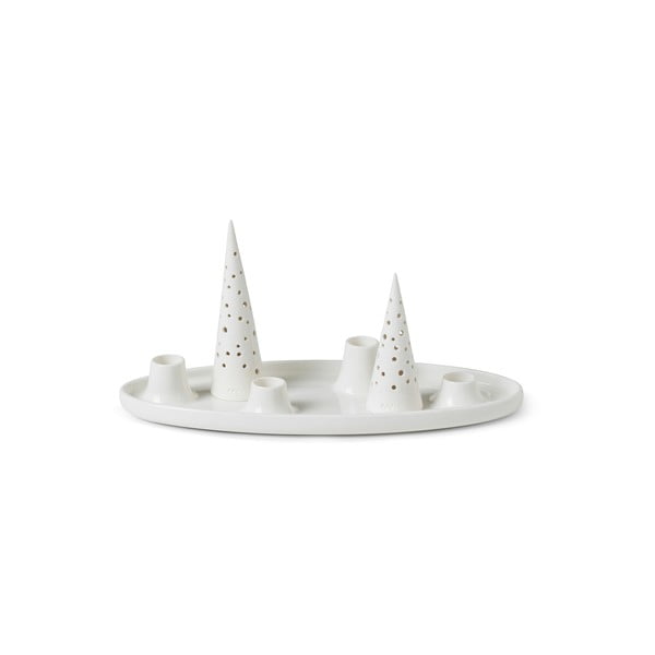 Porcelanast svečnik z božičnim motivom Nobili – Kähler Design