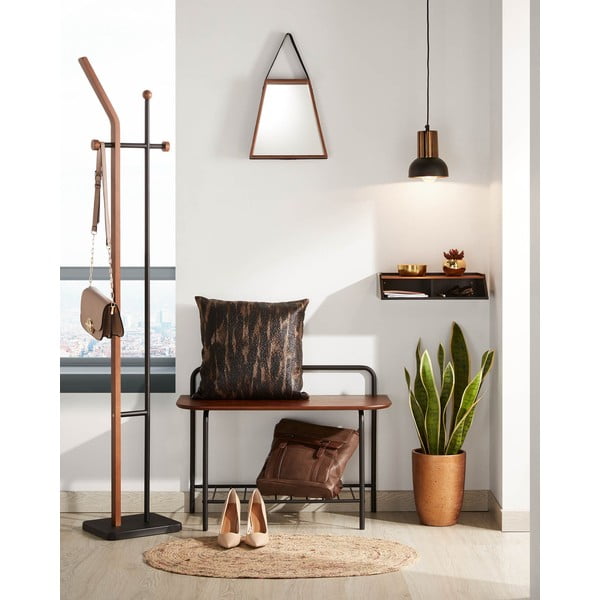 Obešalnik v orehovem dekorju Kave Home Magali-image-1