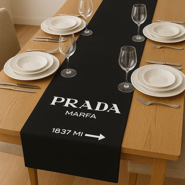 Namizni tekač 45x140 cm Prada – Mila Home-image-4